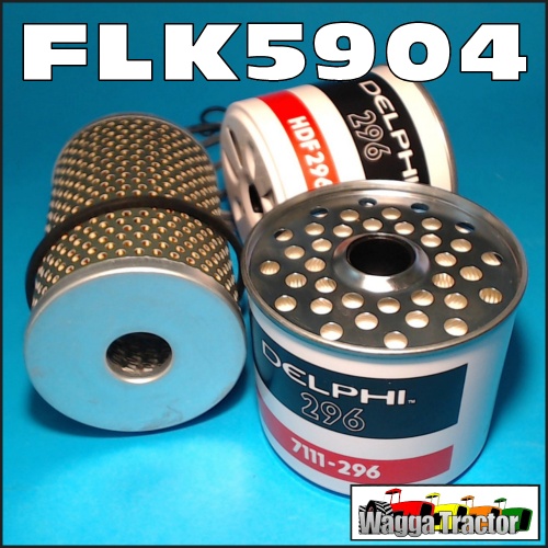 Wagga Tractor Parts Flk5904 Oil Fuel Filter Kit Massey Ferguson Mf 130 135 165 Tractor With Perkins 3 152d 3cyl 4 107 4 3d 4cyl Diesel Engine All With Cartridge Oil Filter