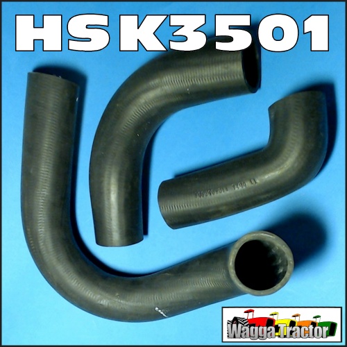Massey Ferguson 65 radiator hose kit with wire hose clips 