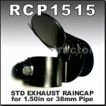 RCP1515 Std Exhaust Rain Cap Raincap 38mm ID for Allis Chalmers, Ford Fordson, and Massey Ferguson MF Tractor with 1.50in pipe
