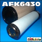 AFK6430 Air Filter Element Kit New Holland TN55D TN65D Tractor & TN75 TN75DA