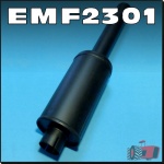 EMF2301 Exhaust Muffler Chamberlain 6G 9G Tractor and Mk2 Industrial loader, all with 2.3/8in OD elbow