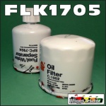 FLK1705 Oil Fuel Filter Kit Bobcat 443 443B 453 543 543B 553 Skid Steer Loader all with Kubota D750 D950 Engine, and with spin-on fuel filter