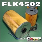 FLK4502 Oil Fuel Filter Kit Iseki SX95, T9000 Tractor, with Isuzu 6BB1 Engine - with two fuel filters
