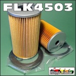 FLK4503 Oil Fuel Filter Kit Iseki SX65, SX75, T5000, T6000, T6500, T7000 Tractor, with Isuzu 4BA1 4BB1 4BC1 4BC2 4BD1 Engine - with single fuel filter