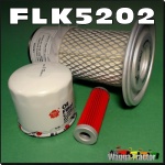 FLK5202 Oil Fuel Air Filter Kit Kubota B20 B1550 B1750 Tractor & G4200 G5200