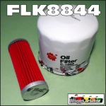 FLK8844 Oil Fuel Filter Kit Yanmar YM180/D YM186/D YM187/D YM220/D YM226/D YM276/D YM336/D Tractor, all with 9cm long fuel filter