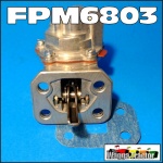 FPM6803 Fuel Lift Pump Massey Ferguson MF 135, 148, 154, 240, 250, 254 Tractor with Perkins 3-152D 3-Cyl Diesel Engine, all with 4-Bolt Mount Pump