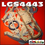 LGS4443 Lower Gasket Set International AWD6 Super-AWD6 AWD7 Super-AWD7 A554 564 Tractor IH AD264 Diesel Engine 