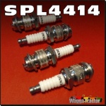 SPL4414 4x Spark Plugs International H M AM AM7 AOS6 AW6 AW7 A554 W4 W6 Tractor all with IH C113 C152 C248 C264 Engine
