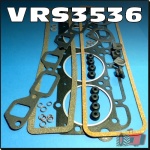 VRS3536 VRS Head Gasket Set Fordson Major Tractor with Ford 592E 220 ci 4-Cyl Diesel Engine built before 04/1957, with 2 hole Valve Cover