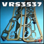 VRS3537 VRS Head Gasket Set Fordson Power-Major Super-Major Tractor with Ford 592E-2 592E-3 220 ci 4-Cyl Diesel Engine built 04/1957 onwards, with 6 hole Valve Cover