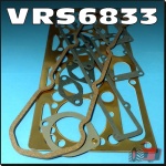 VRS6833 VRS Gasket Set Massey Ferguson MF 65, 765 Mk2 Tractor, and MF 165 Tractor with Exhaust on LH side, all with Perkins 4-203D 4-Cyl Direct Injection Diesel Engine